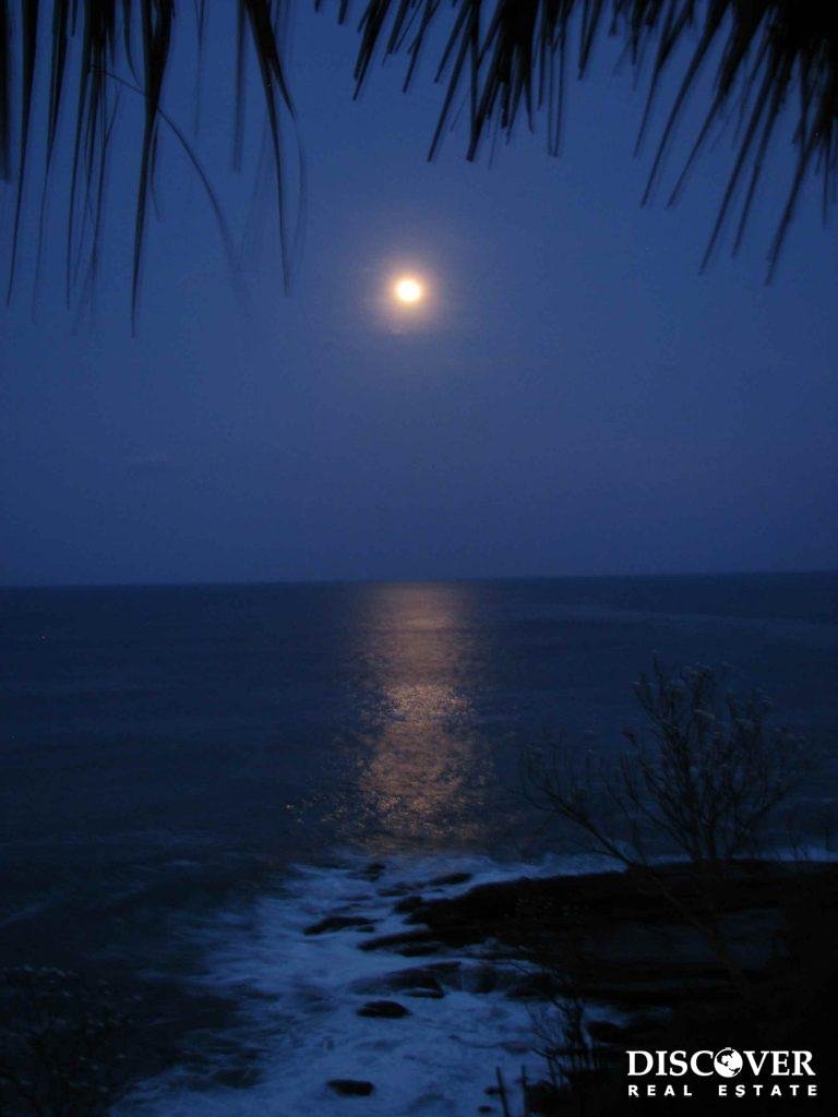 moon light from the hike to the Light House in San Juan del Sur 