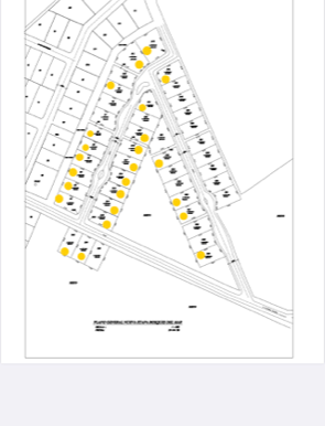 New lots sold are marked with a yellow dot