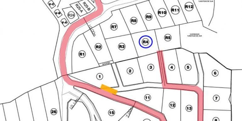 Driving access route