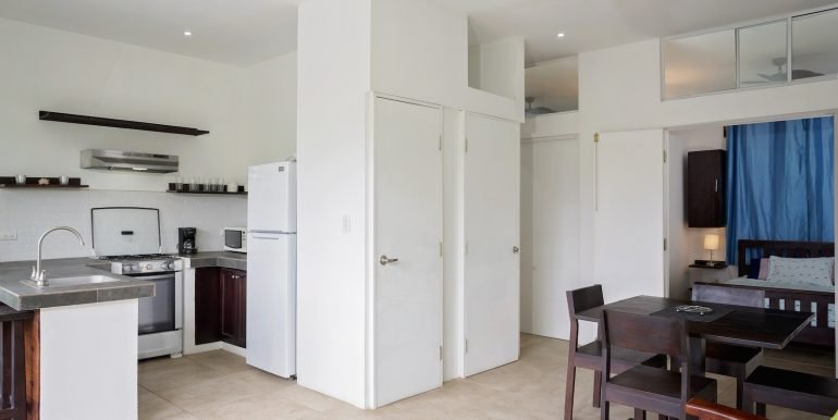 Multiunit Apartment Building in Town - San Juan del Sur - Invest Nicaragua - 2_Bedroom_Apartment_Top_Floor_Right_Side_Dining_Living_Kitchen_CC