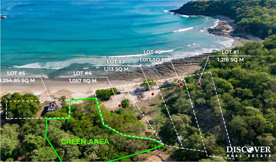 Beachfront Land for Sale located in Playa Remanso - San Juan del Sur! Beachfront Land