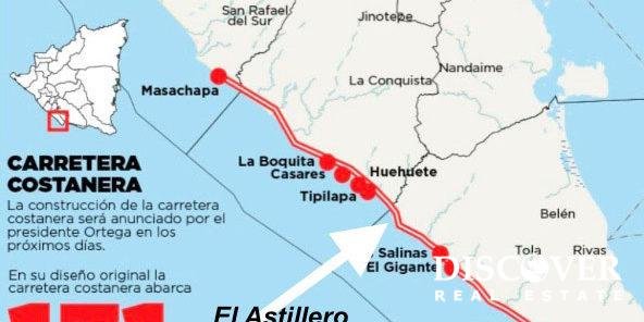 Nicaragua coastal highway updates and news