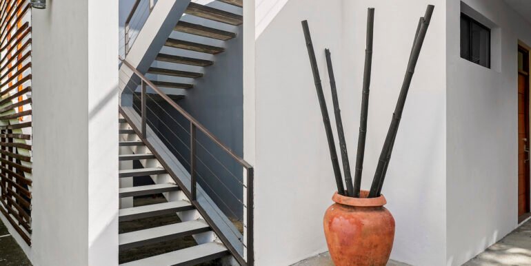 Luxury Oasis in Town_Exterior_Staircase_CC