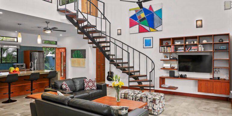 Luxury Oasis in Town_Living_Kitchen_Area_Angle_2_CC