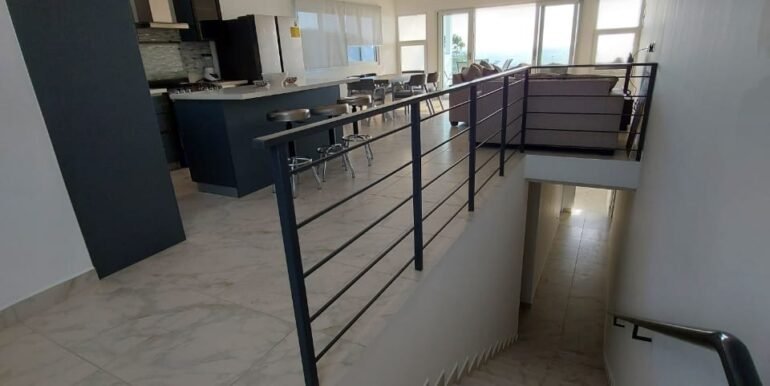 6 Triplex 1 stairs look west