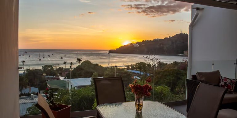 12 Triplex 2 Patio sunset